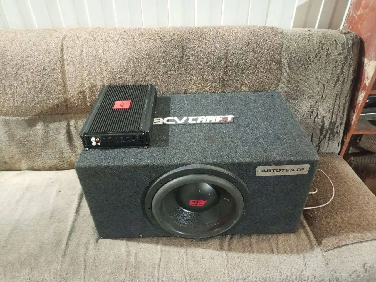 Продам саб с новым усилком