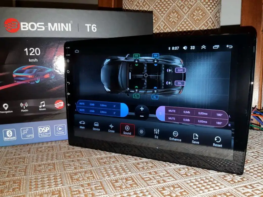 Автомагнитола T6 4+64Gb с 10-дюймовым QLED-экраном