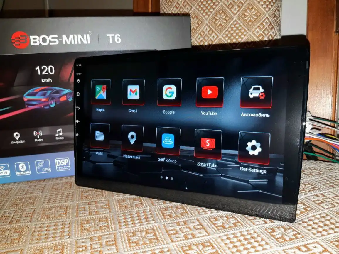 Автомагнитола T6 8-ядерная 4+64Gb с QLED экраном 10 дюймов - Автомагнитолы (Авто) в Хабаровск