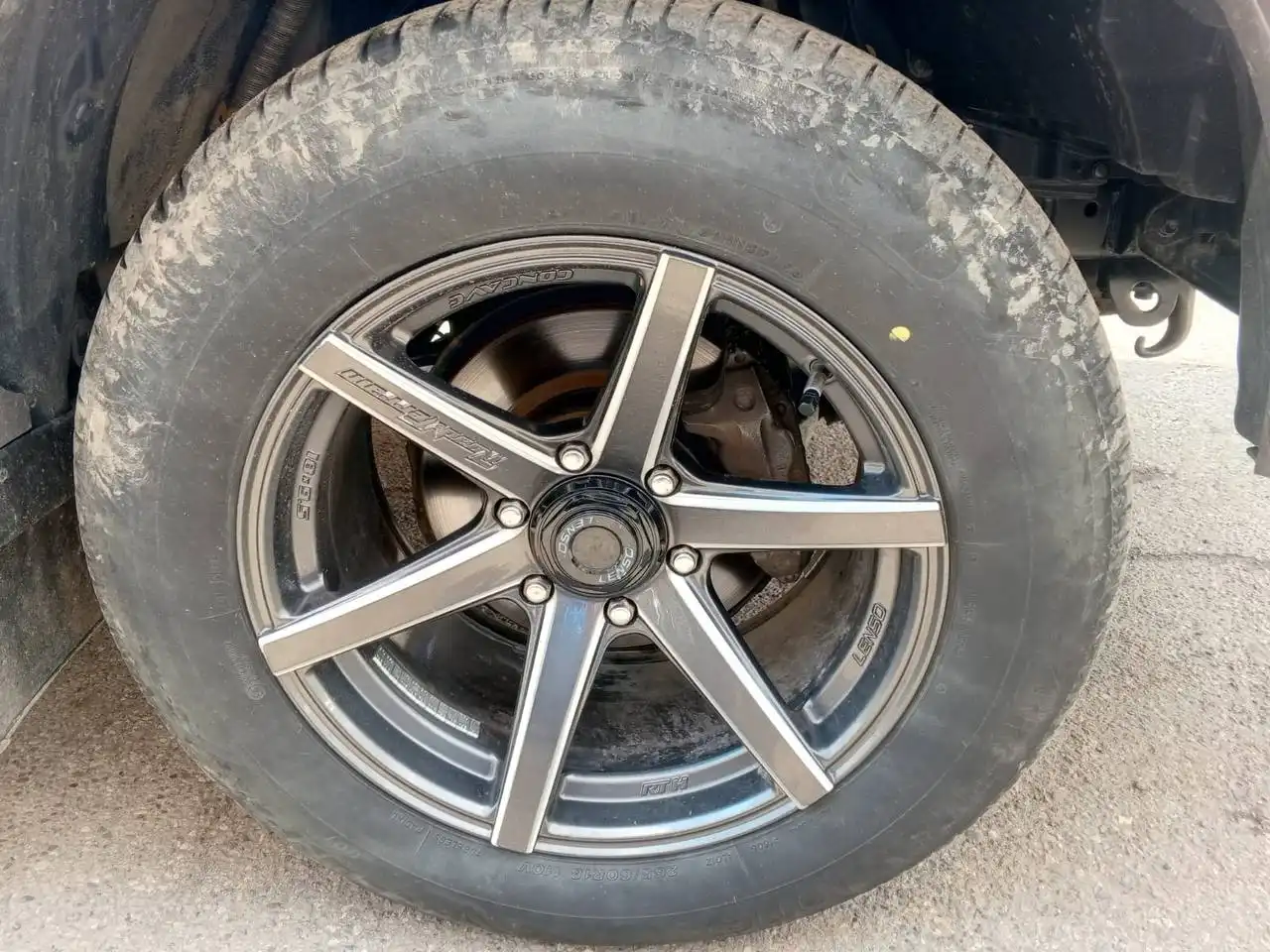 Диски Lenso Road Terrain RT-H R18 с резиной Bridgestone Alenza 001 - Шины и диски (Авто) в Хабаровск