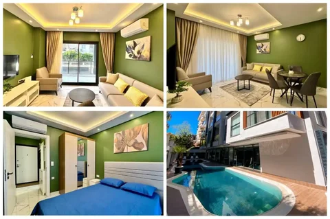 Квартира 1+1 у моря с полной меблировкой и инфраструктурой комплекса - Недвижимость в Неизвестно