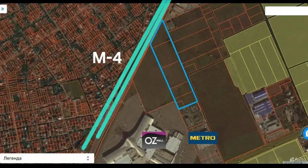 Земельный участок 7,3 га в Краснодаре