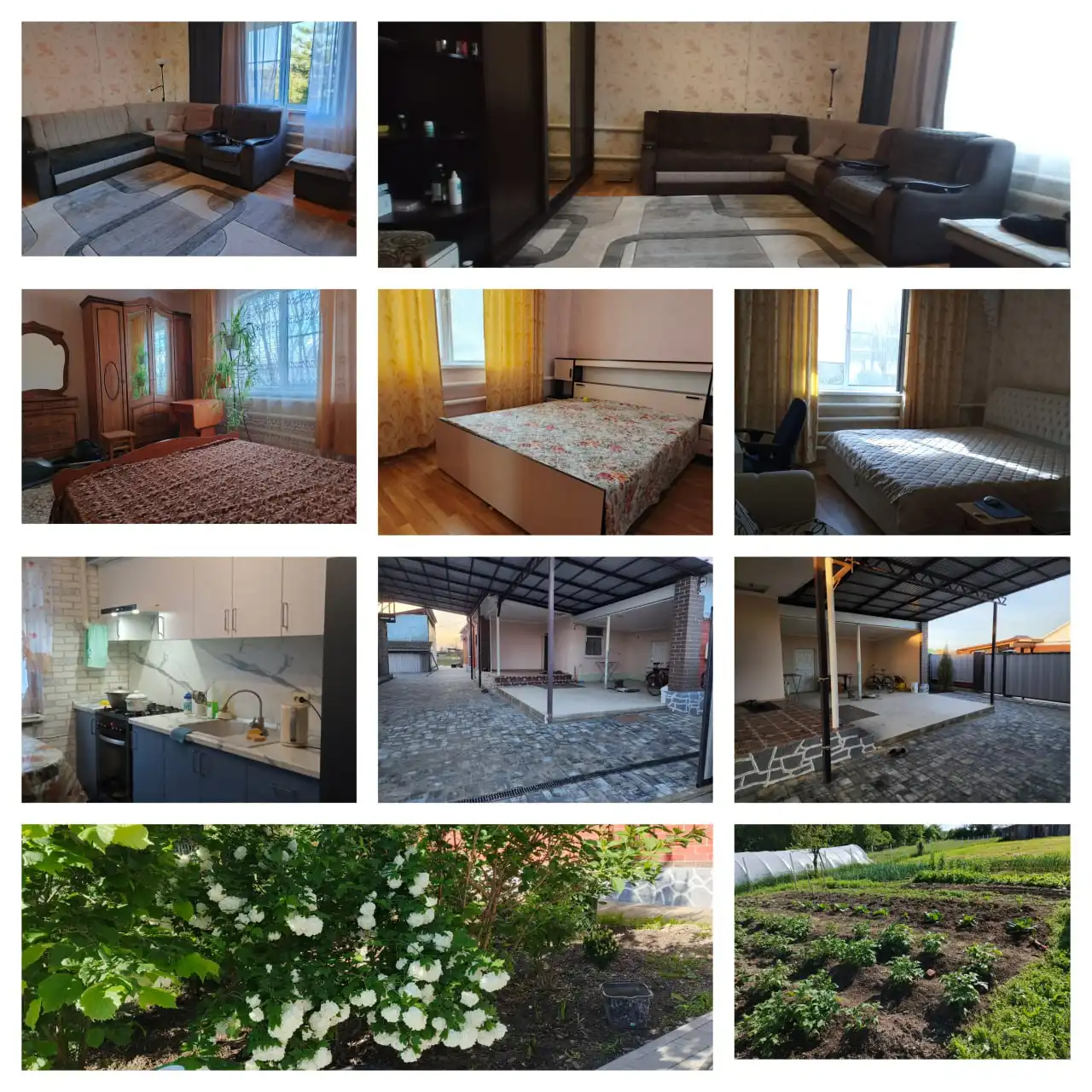 Продажа просторного газифицированного дома 109м2 с участком 34 сотки в Белореченском районе