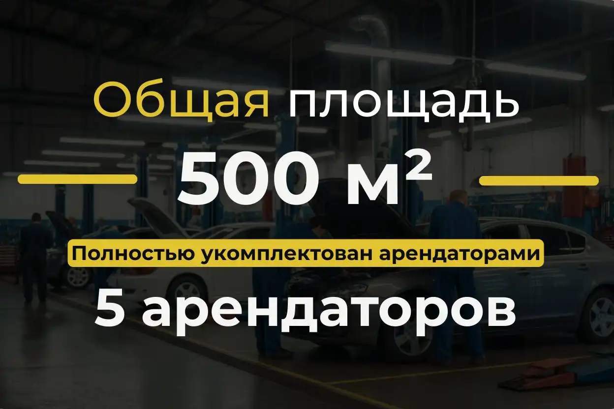 Продажа готового субарендного бизнеса в автокластере 500 м² - Автосервисный бизнес (Готовый бизнес и оборудование) в Москва