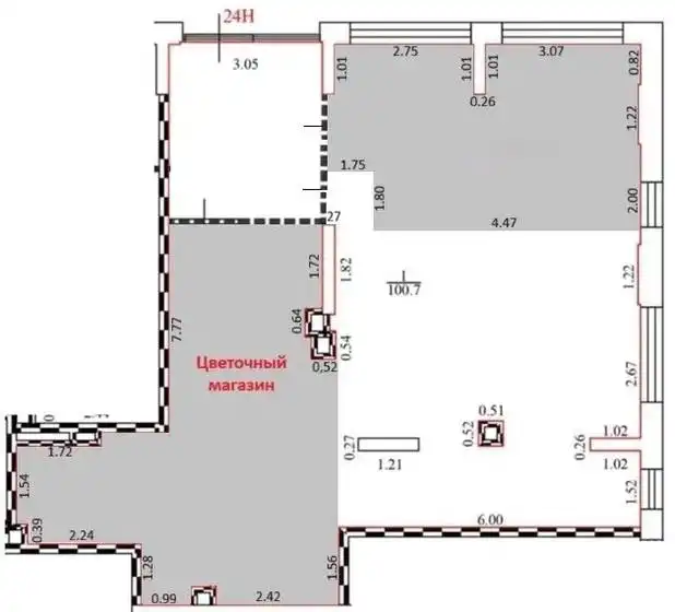 Аренда углового помещения в ЖК с высоким трафиком - Аренда коммерческой недвижимости (Недвижимость) в Москва
