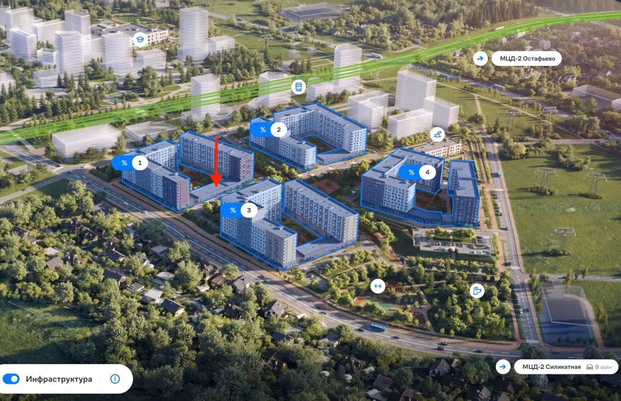 Продажа габаритного помещения в ЖК Подольские кварталы с арендатором Пятерочка - Коммерческая недвижимость (Недвижимость) в Москва