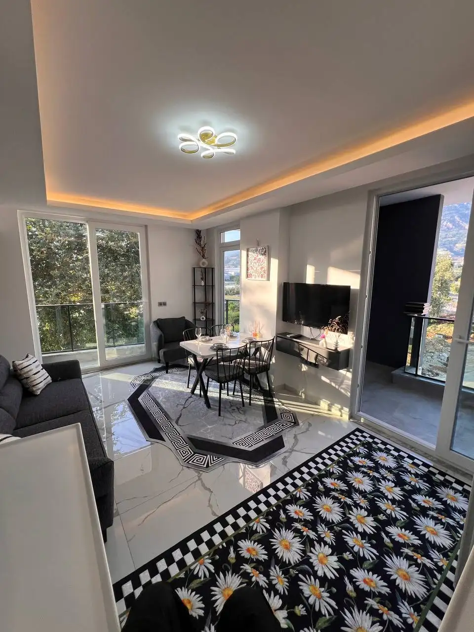 Аренда двухуровневой квартиры 1+1 в Махмутларе - Аренда квартир (Недвижимость) в Махмутлар