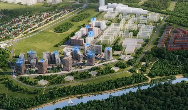 Продажа переуступки 1-комнатной квартиры 31.3м с ремонтом в ЖК Новые Ватутинки - Коммерческая аренда в Москва