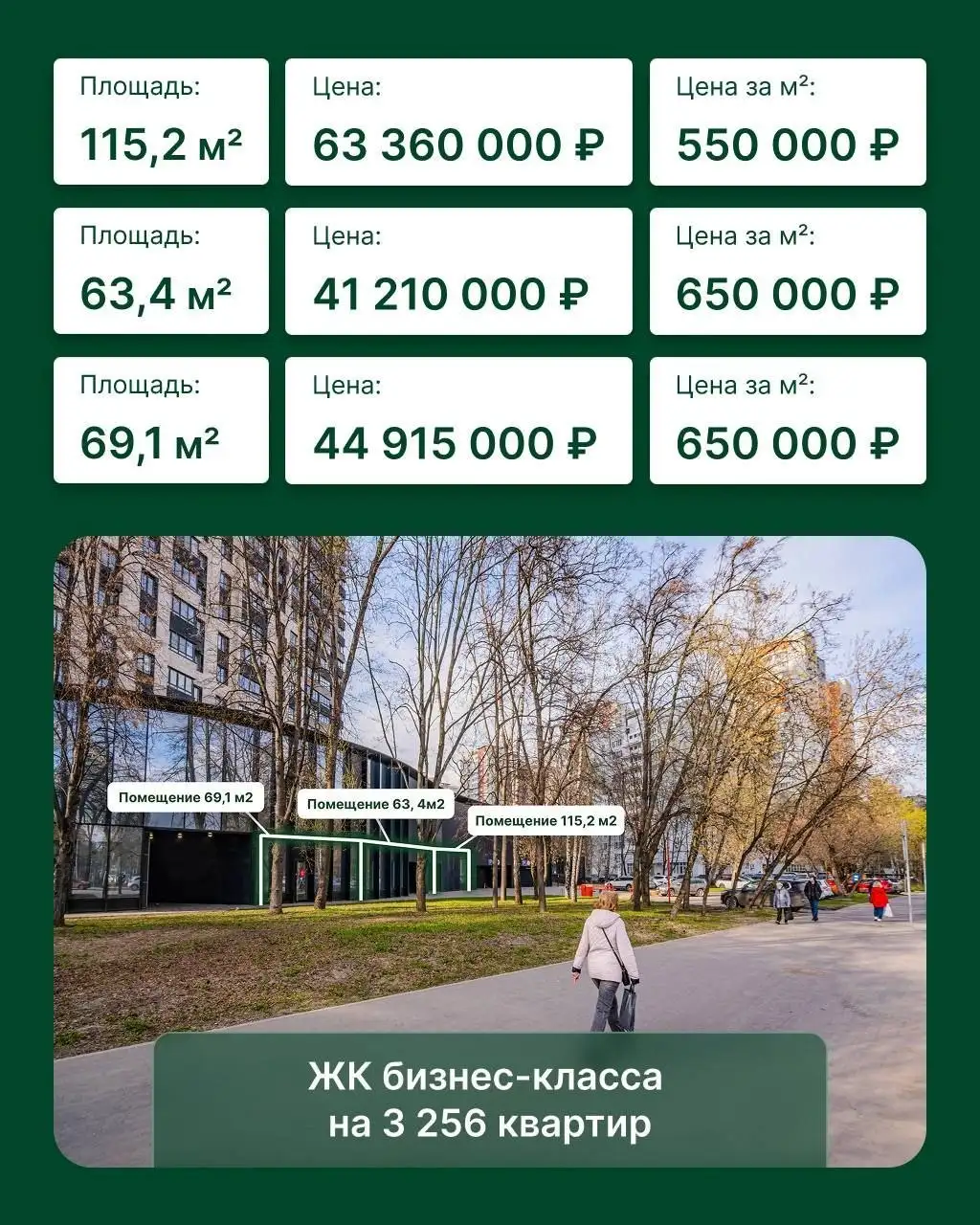 Продажа коммерческих помещений в ЖК Фестиваль Парк - Коммерческая недвижимость (Недвижимость) в Москва