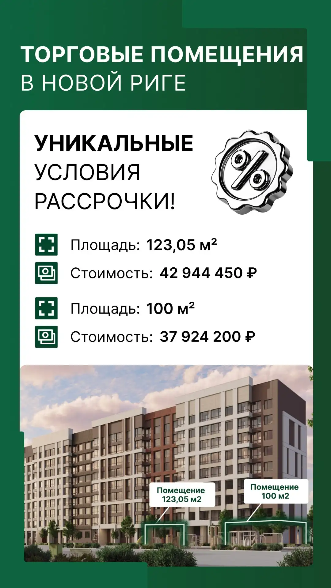 Продажа коммерческих помещений в ЖК «Рига Хиллс», Новая Рига - Коммерческая недвижимость (Недвижимость) в Новая Рига