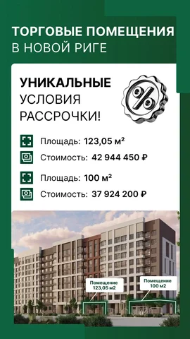 Продажа коммерческих помещений в ЖК «Рига Хиллс», Новая Рига - Земельные участки в Новая Рига