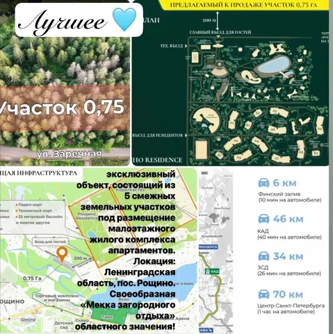 Продажа земельных участков под застройку в Рощино - частное объявление в Рощино