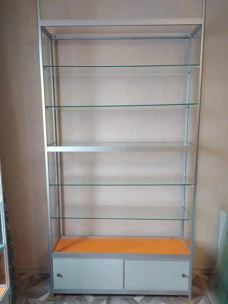 Стеллажи из металлопрофиля с ящиками-накопителями