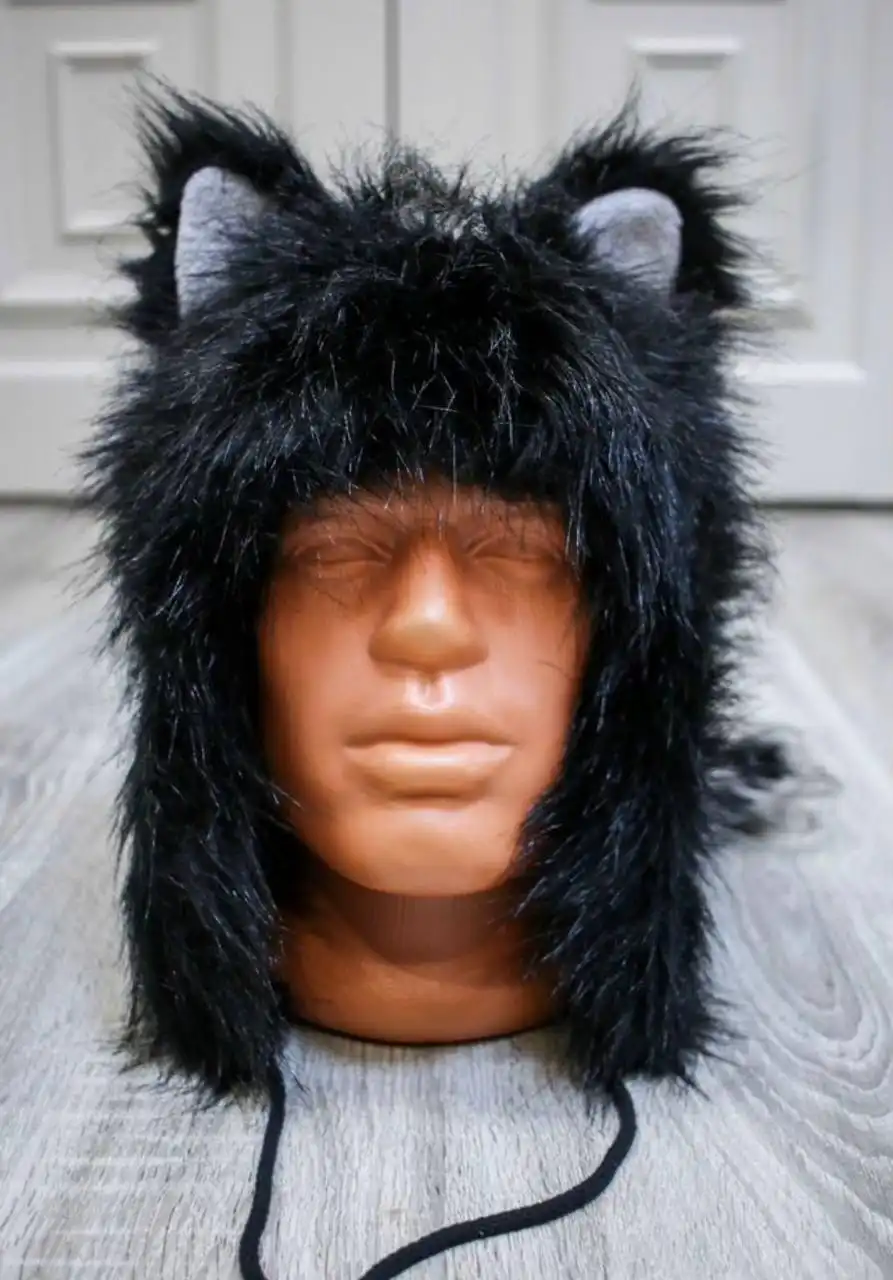 Женская шапка из натурального меха