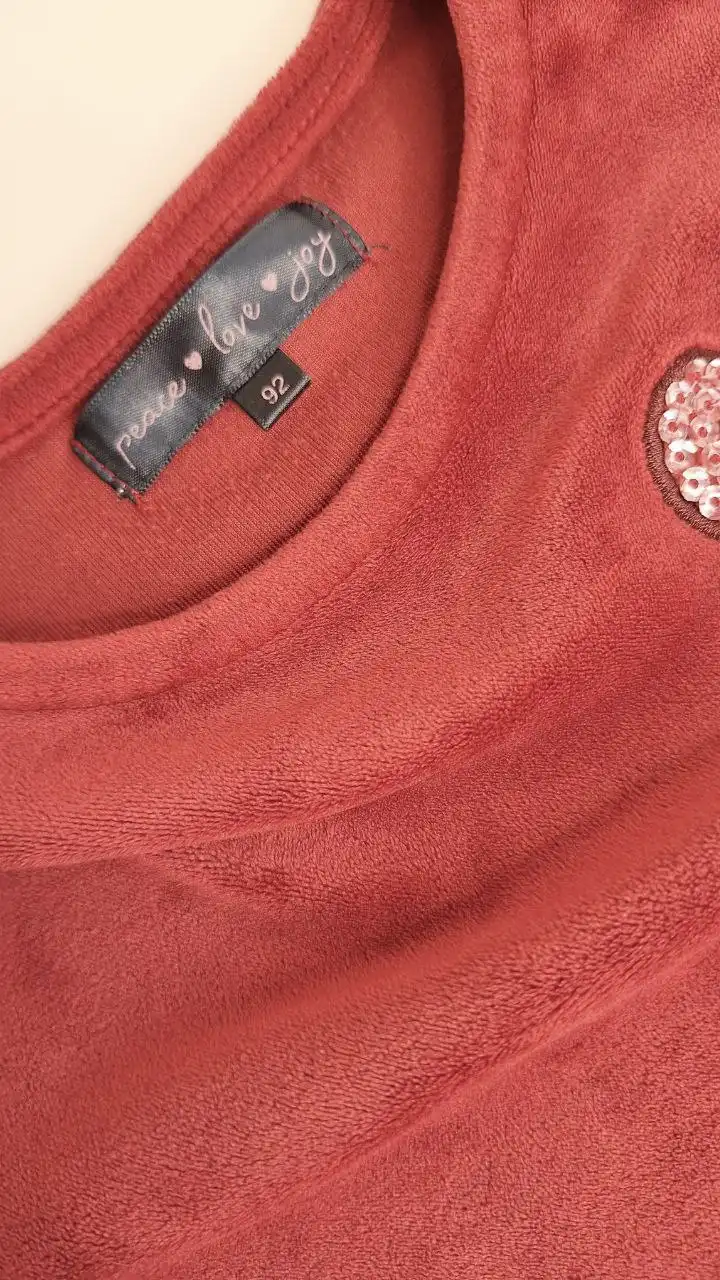 Велюровое платье размер 92