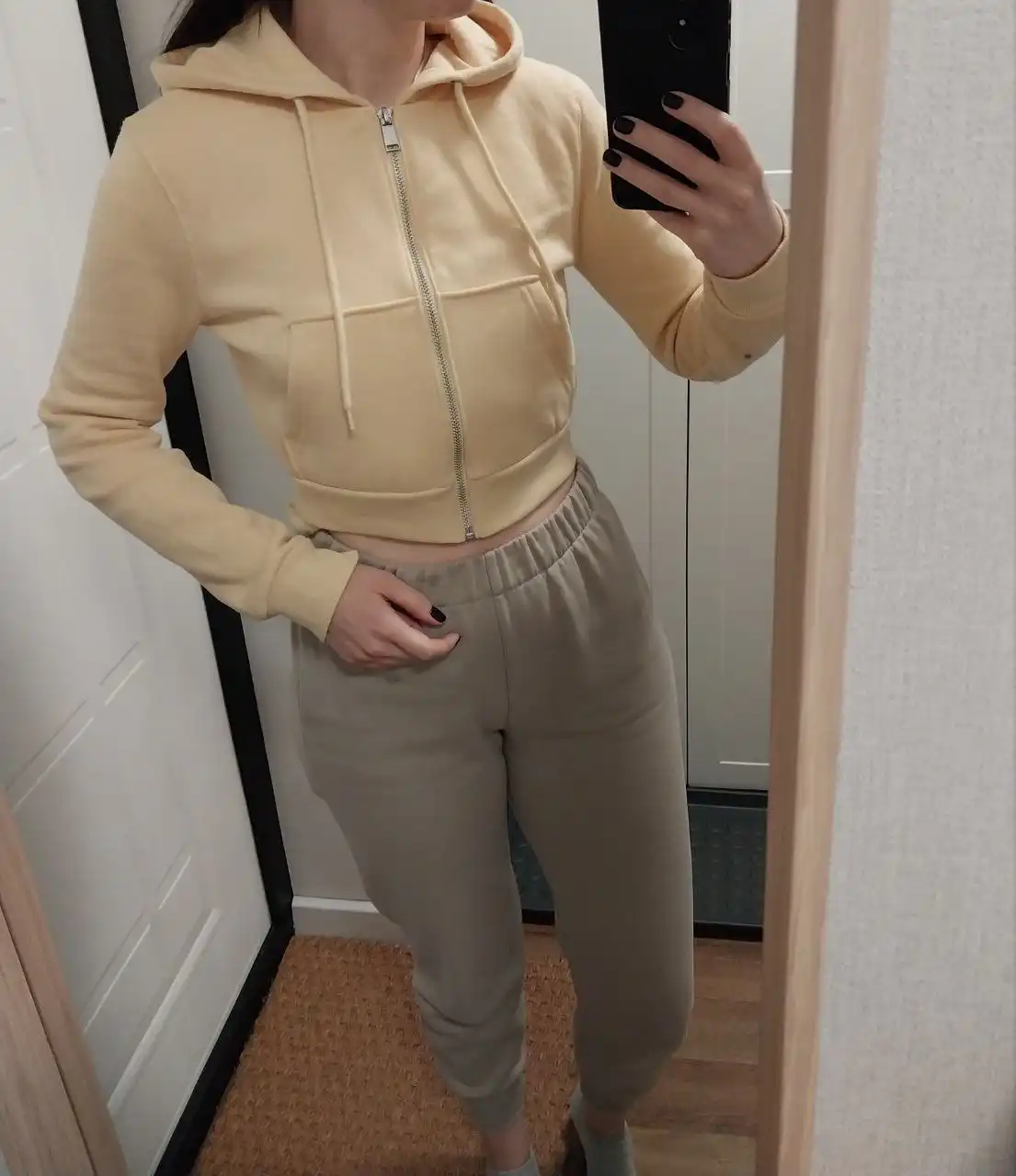 Новая женская укороченная толстовка H&M размер S