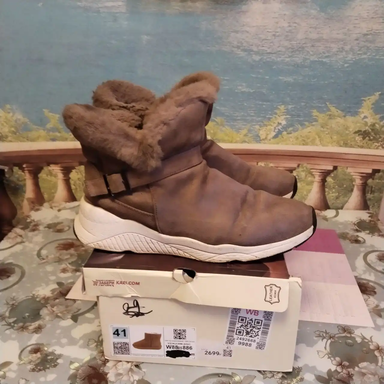 Зимние угги размер 41 в хорошем состоянии