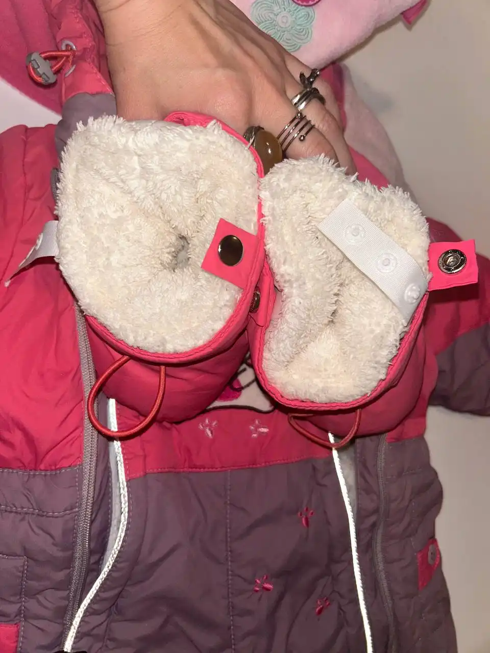 Зимний комбинезон с овчинной подкладкой 86 размер