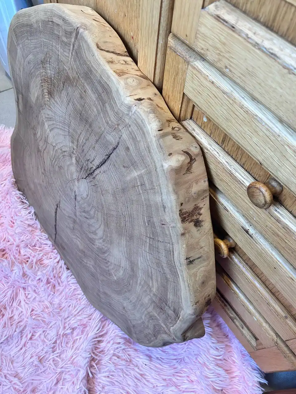 Стильный журнальный стол в стиле Лофт из натурального сруба - Мебель (Для дома и дачи) в Балашиха