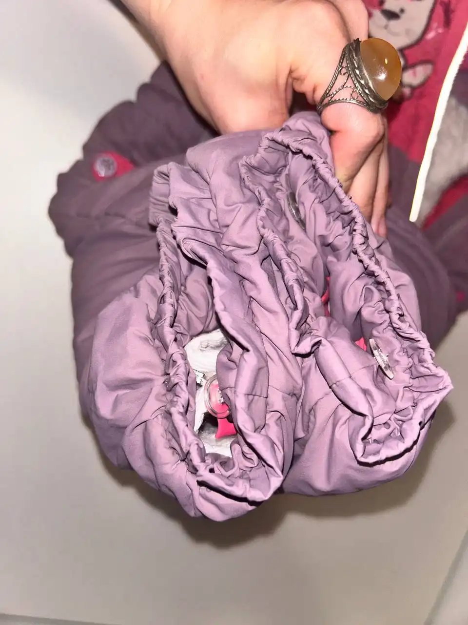 Зимний комбинезон 80-86 розовый с подкладкой - Детская одежда (Товары для детей) в Балашиха