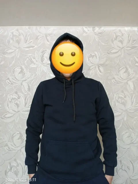 Толстовка худи мужская, размер 46-48 - Мужская одежда в Балашиха