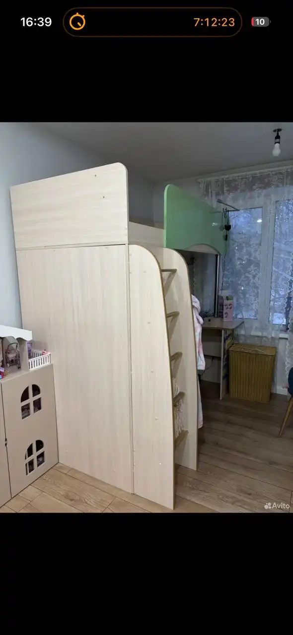 Продам кровать с большим столом и шкафом - Мебель (Барахолка) в Балашиха