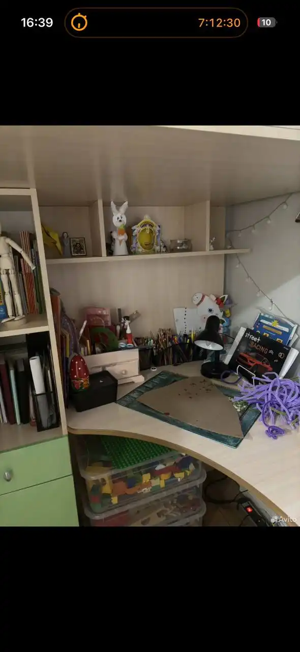 Продам кровать с большим столом, полками и шкафом - Барахолка в Балашиха