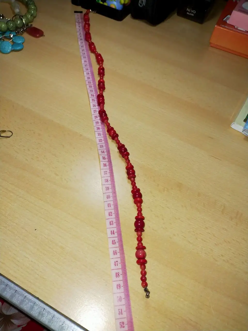 Бусы и серьги под красный корал - Бижутерия (Барахолка) в Балашиха