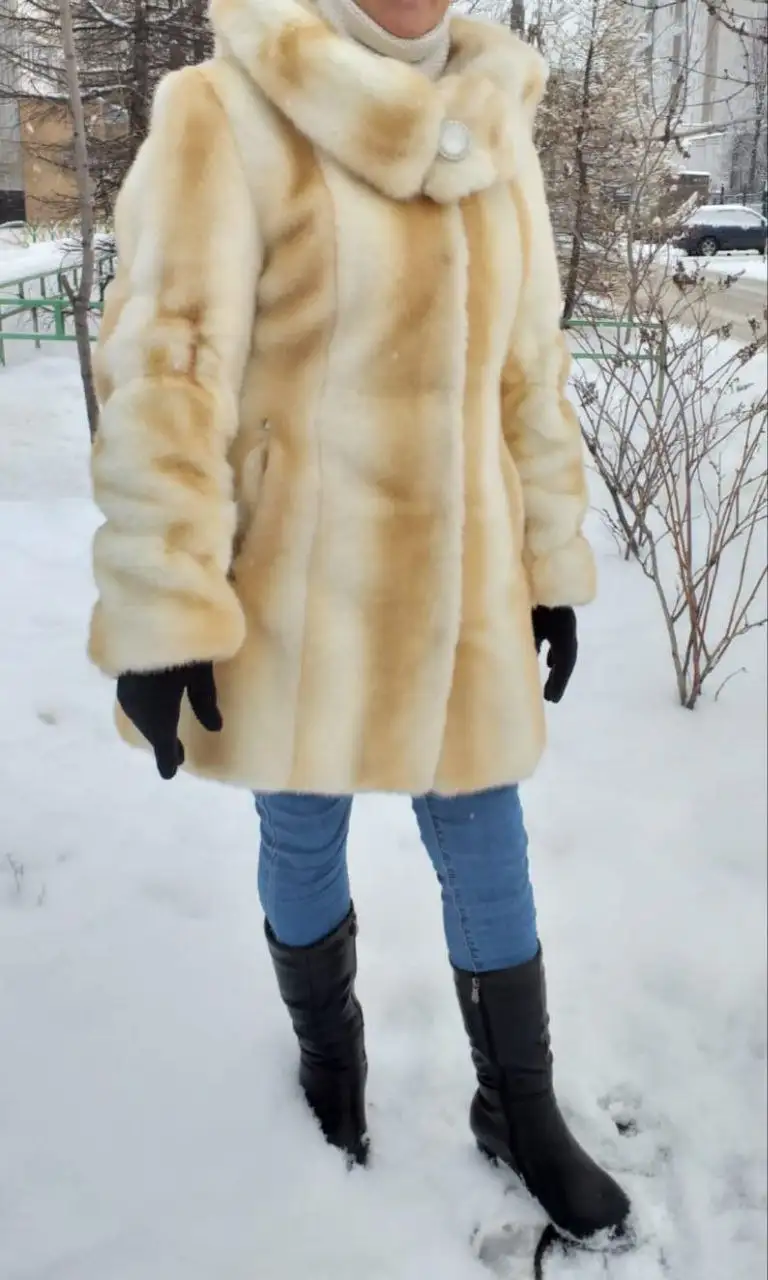 Полушубок эко мех размер 44-46 - Верхняя одежда (Одежда) в Павлино