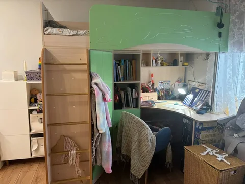 Кровать-чердак детская 90x200 - Текстиль и швейные принадлежности в Балашиха