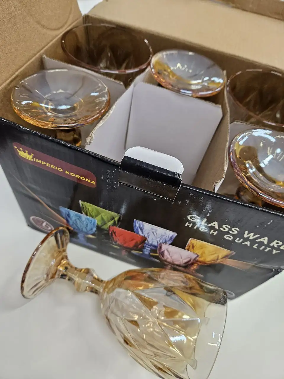 Новые бокалы 6 шт. в Железнодорожном - Для дома и дачи в Балашиха