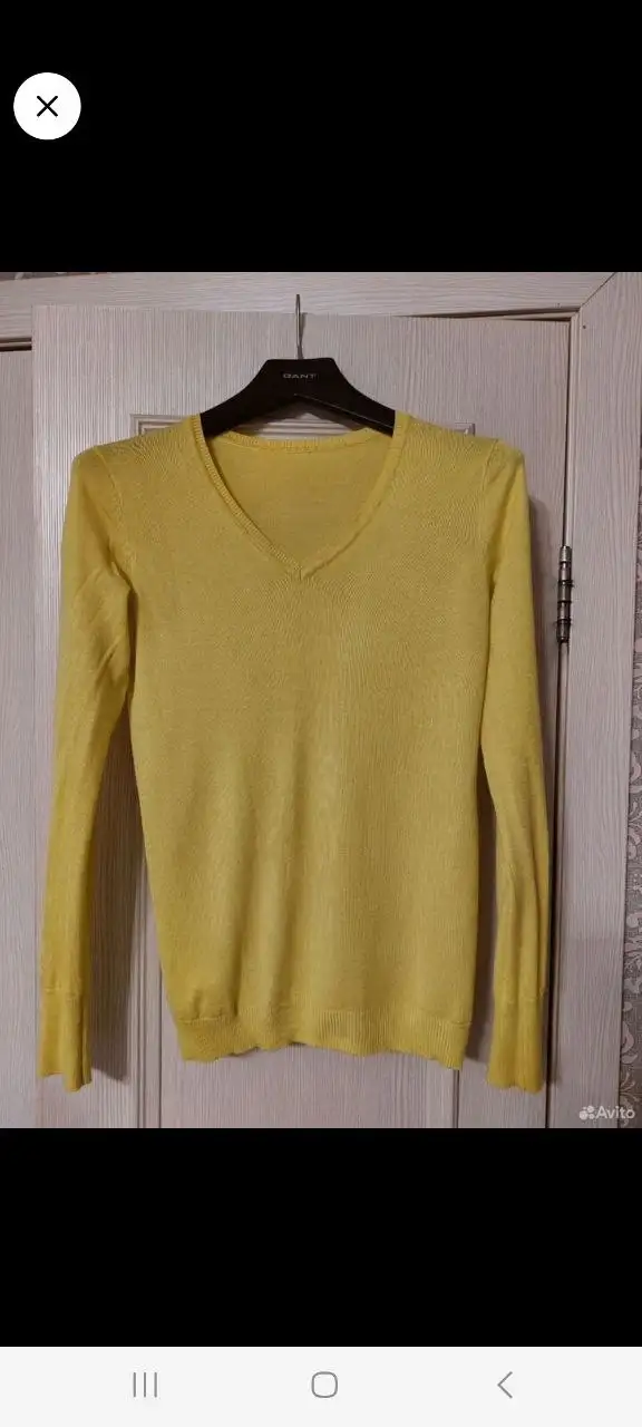 Джемпер V-образный вырез, размер 46 - Верхняя одежда (Одежда) в Балашиха
