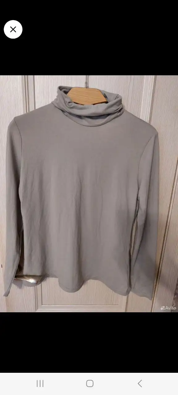 Водолазка серая вискозная - Верхняя одежда (Одежда) в Балашиха