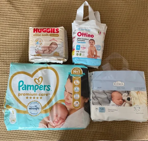 Отдам подгузники размер 1 для новорожденных за кофе - Текстиль и швейные принадлежности в Балашиха