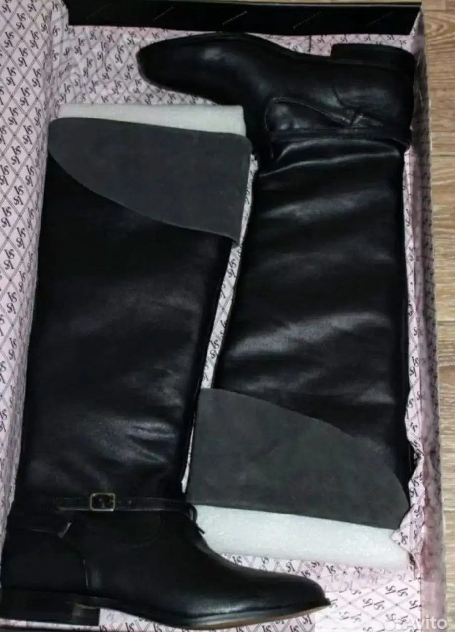 Осенние сапоги из натуральной кожи - Обувь (Одежда) в Балашиха