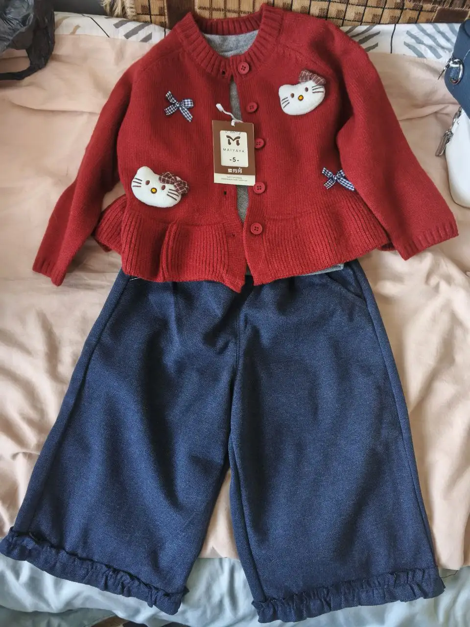 Новый теплый костюм для девочки рост 90 см - Детская одежда (Товары для детей) в Балашиха