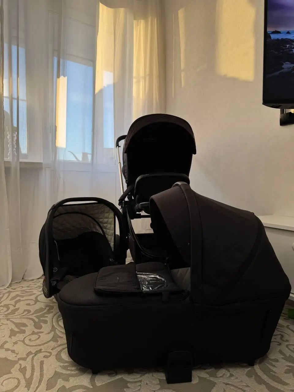 Коляска MowBaby Zoom 3 в 1 в хорошем состоянии полной комплектации - Коляски (Товары для детей) в Балашиха