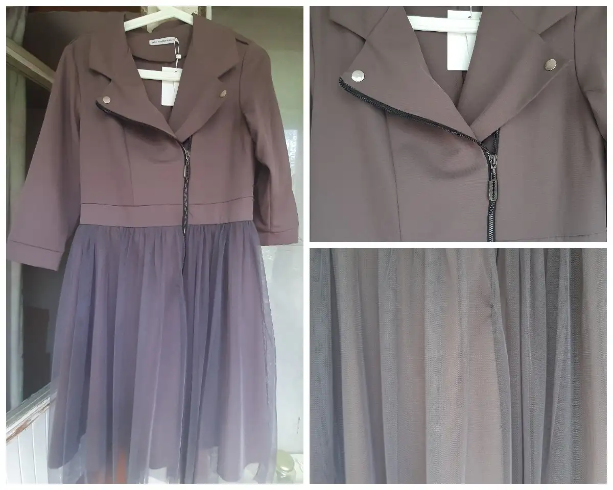 Платье 44-46р сиреневый туман с юбкой из фатина - Женская одежда (Одежда) в Балашиха