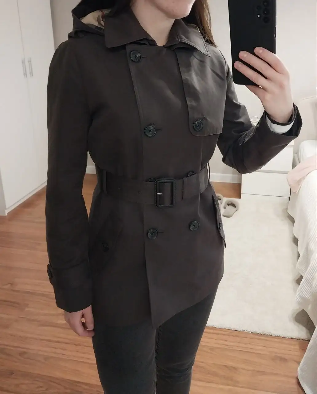 Тренч с капюшоном Maison David размер S - Верхняя одежда (Одежда) в Балашиха