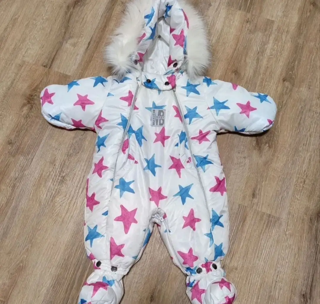 Комбинезон для девочки с меховым подкладом - Одежда (Товары для детей) в Балашиха