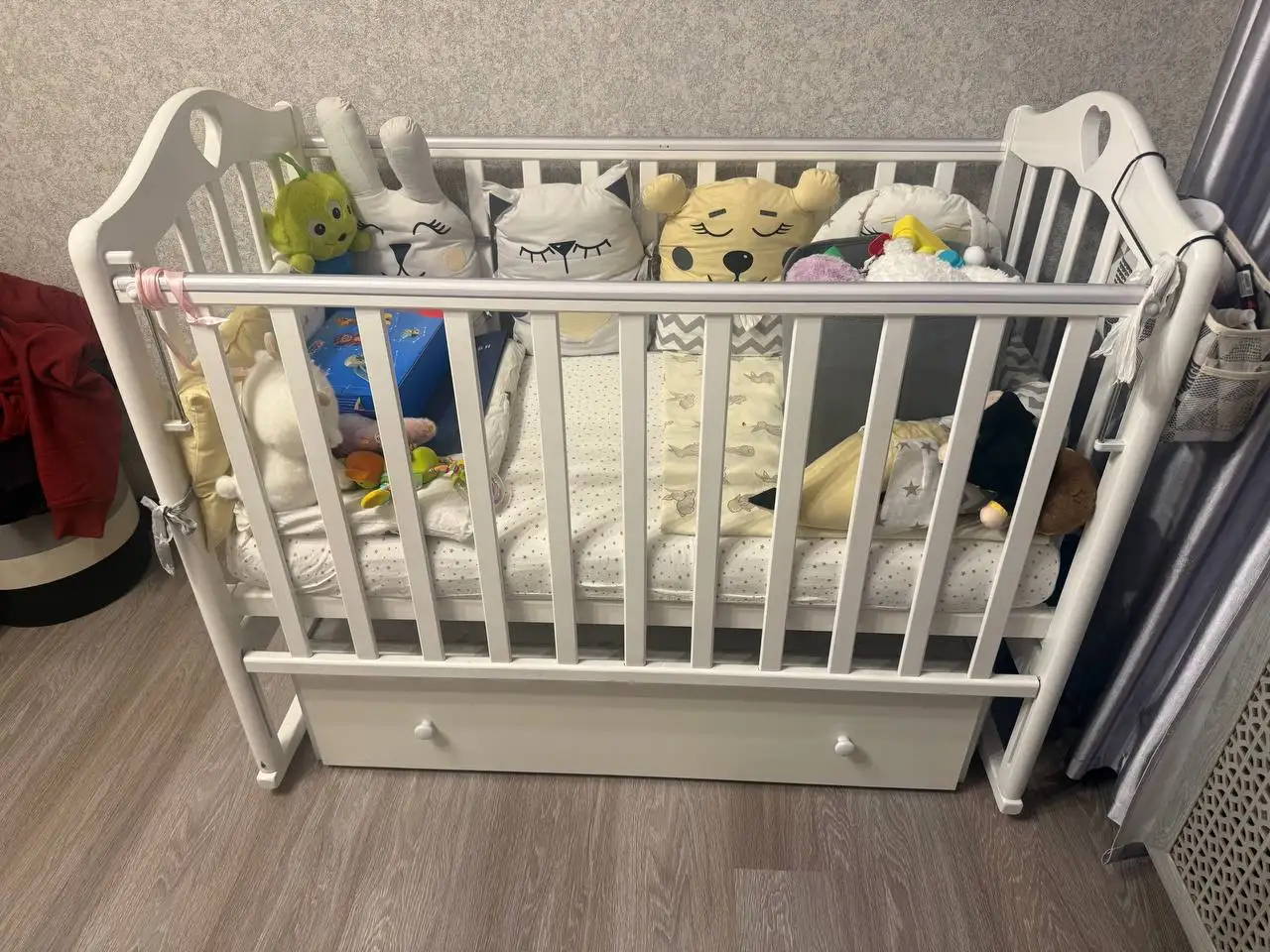 Детская кроватка с матрасом - Кроватки и манежи (Товары для детей) в Балашиха