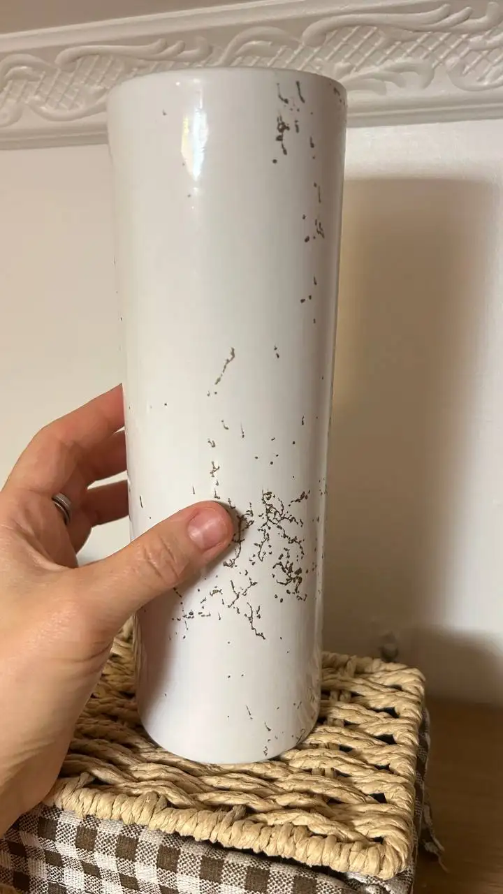 Вазы Икеа прозрачная и белая керамика с золотым узором - Вазы (Для дома и дачи) в Балашиха