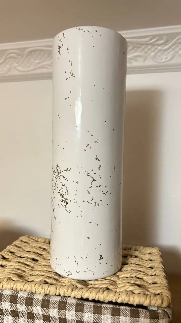 Вазы Икеа прозрачная и белая керамика с золотым узором - Вазы (Для дома и дачи) в Балашиха