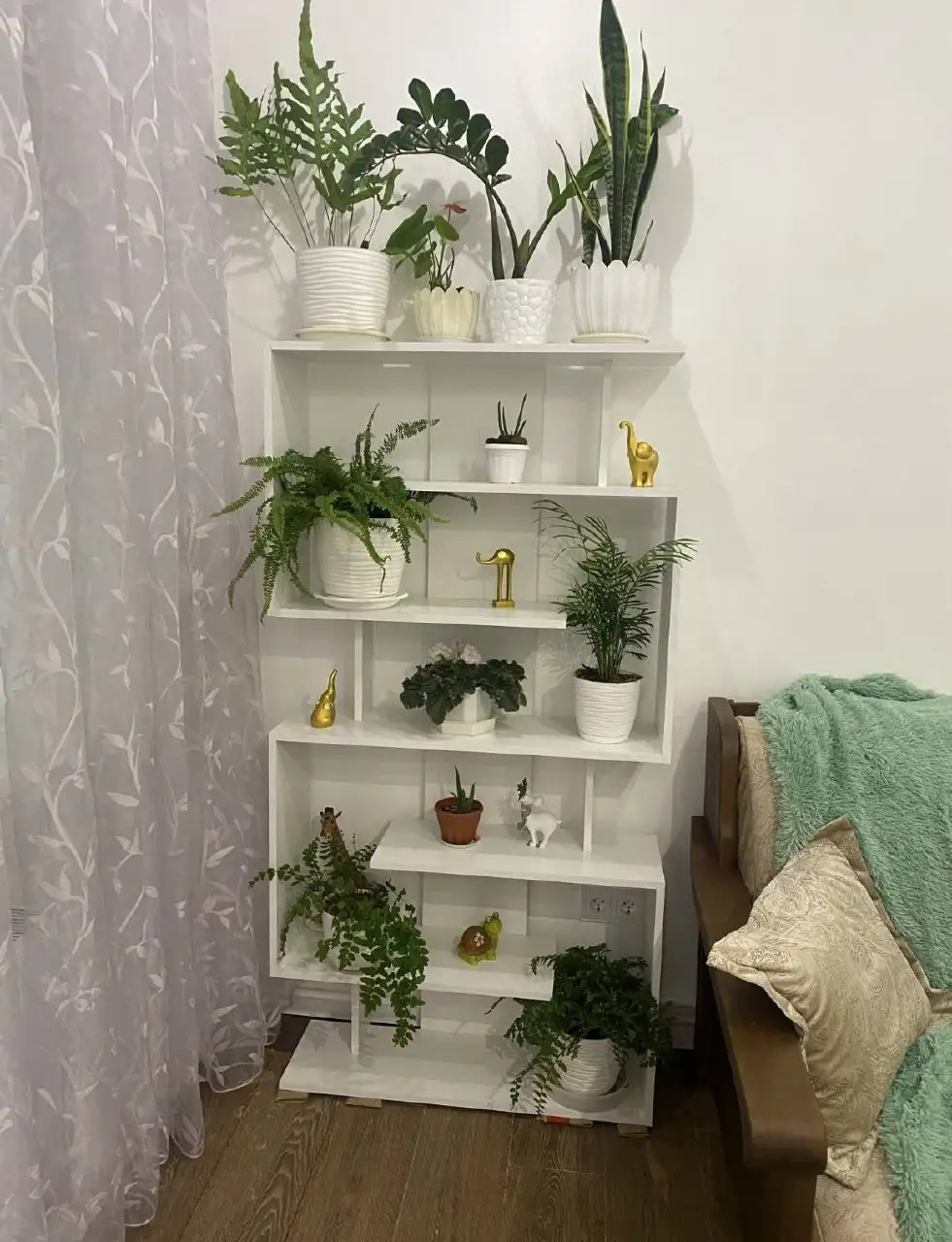 Стеллаж белый 161 см - Стеллажи (Барахолка) в Балашиха