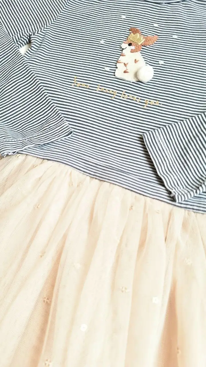 Платье с вышивкой и фатиновой юбкой - Одежда (Товары для детей) в Балашиха