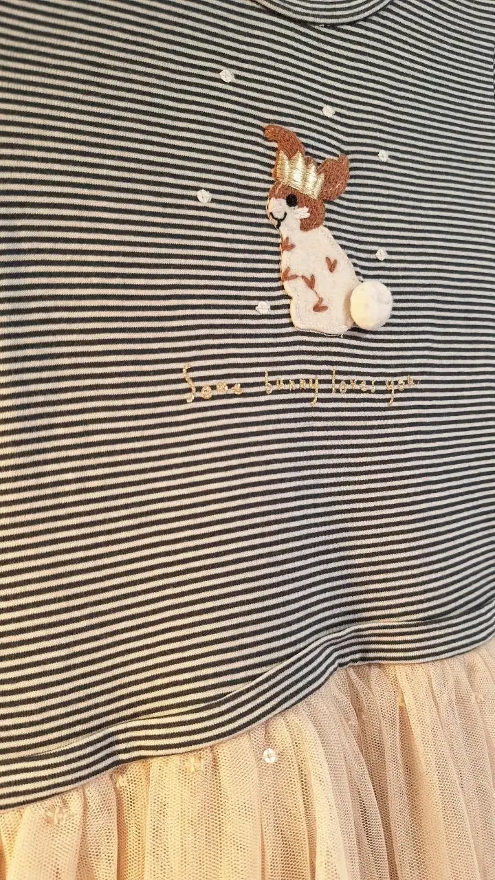 Платье с вышивкой и фатиновой юбкой - Одежда (Товары для детей) в Балашиха