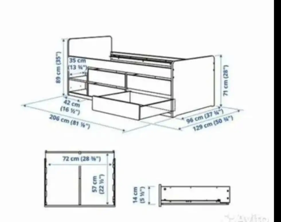2 кровати IKEA б/у - Барахолка в Балашиха