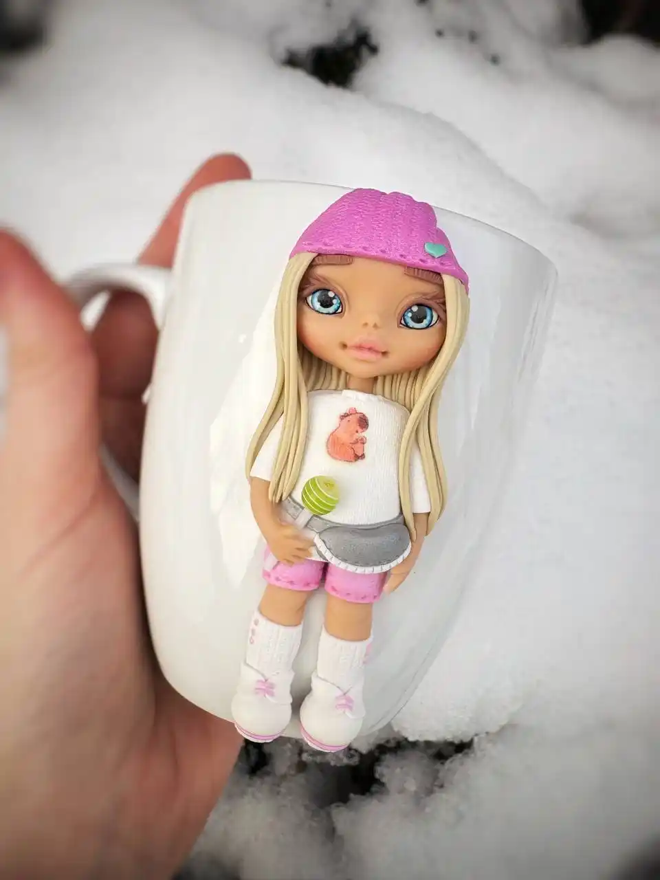 Кружки с декором из полимерной глины - Хобби и отдых в Новосибирск