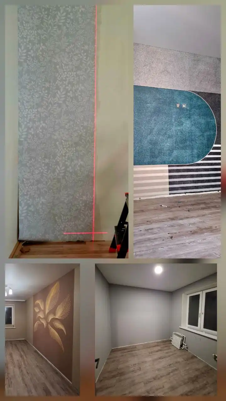 Услуги по поклейке обоев