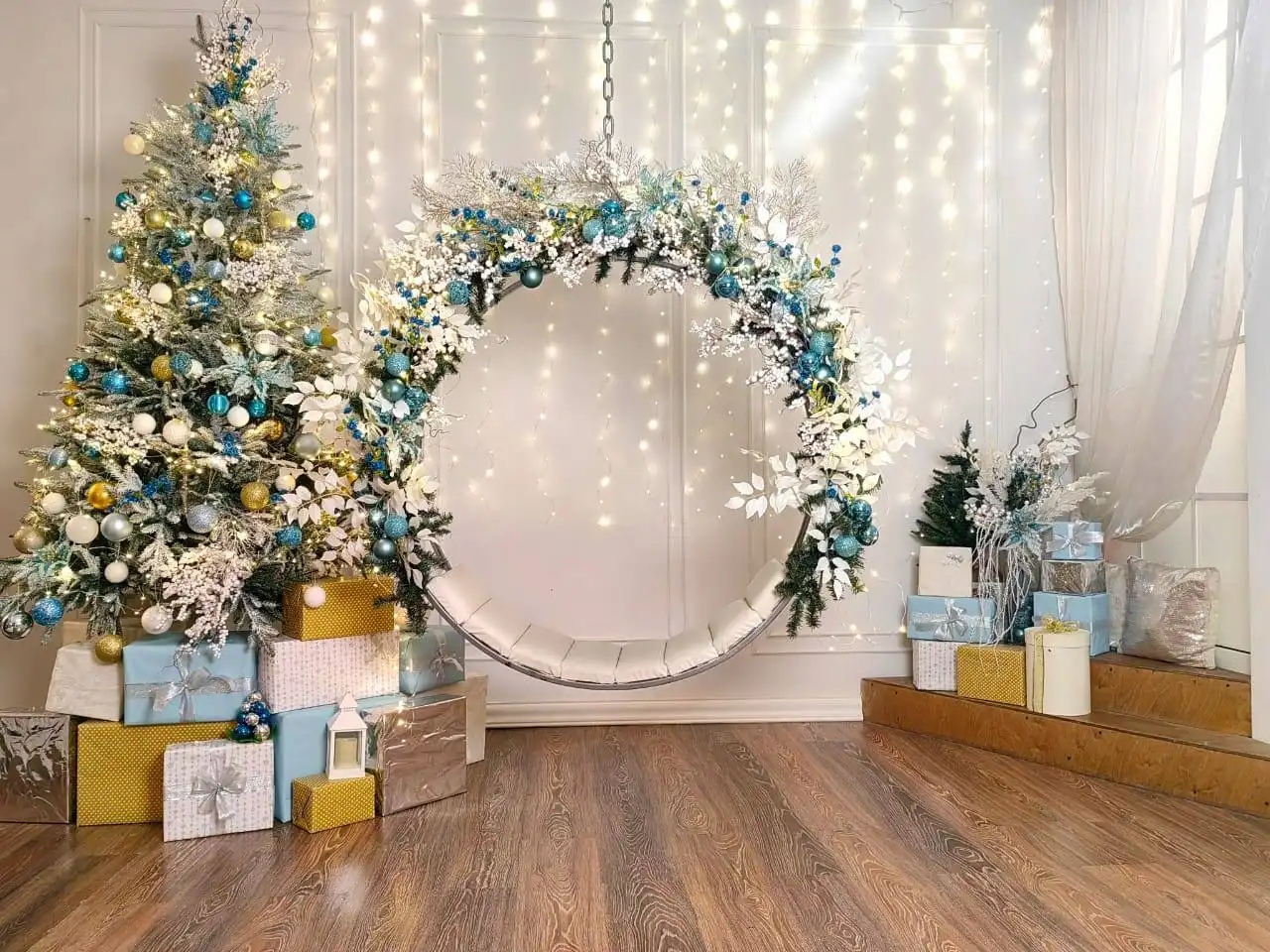 Новогодняя экспресс-фотосессия в студии